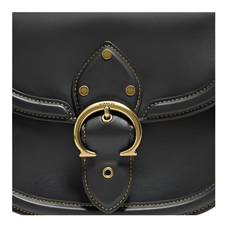 Сумка через плечо COACH Beat Saddle Bag Black - изображение 4
