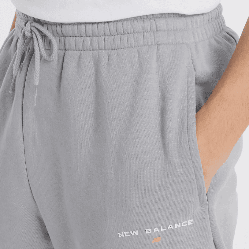 Штаны New Balance Reimagined Флис Графический Вязаные Тренировочные Штаны Мужские - изображение 4