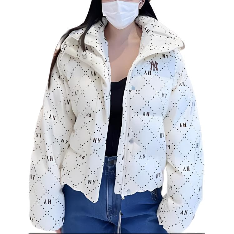 Зимняя куртка MLB FW23 Cream White - изображение 3