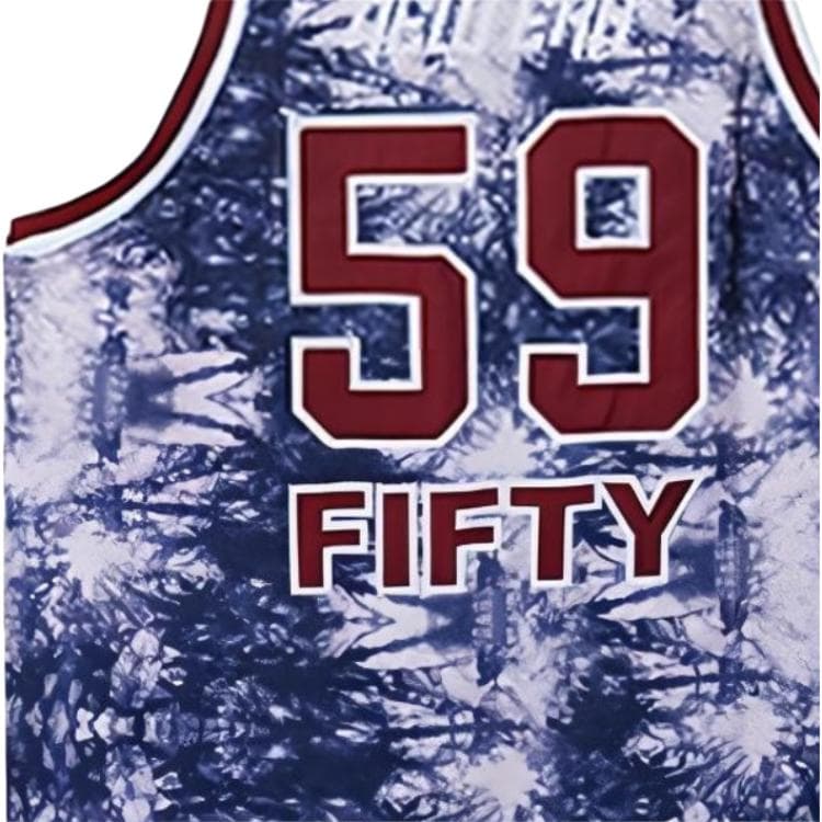 Баскетбольная майка New Era Tie-Dye Basketball Vest Purple - изображение 5