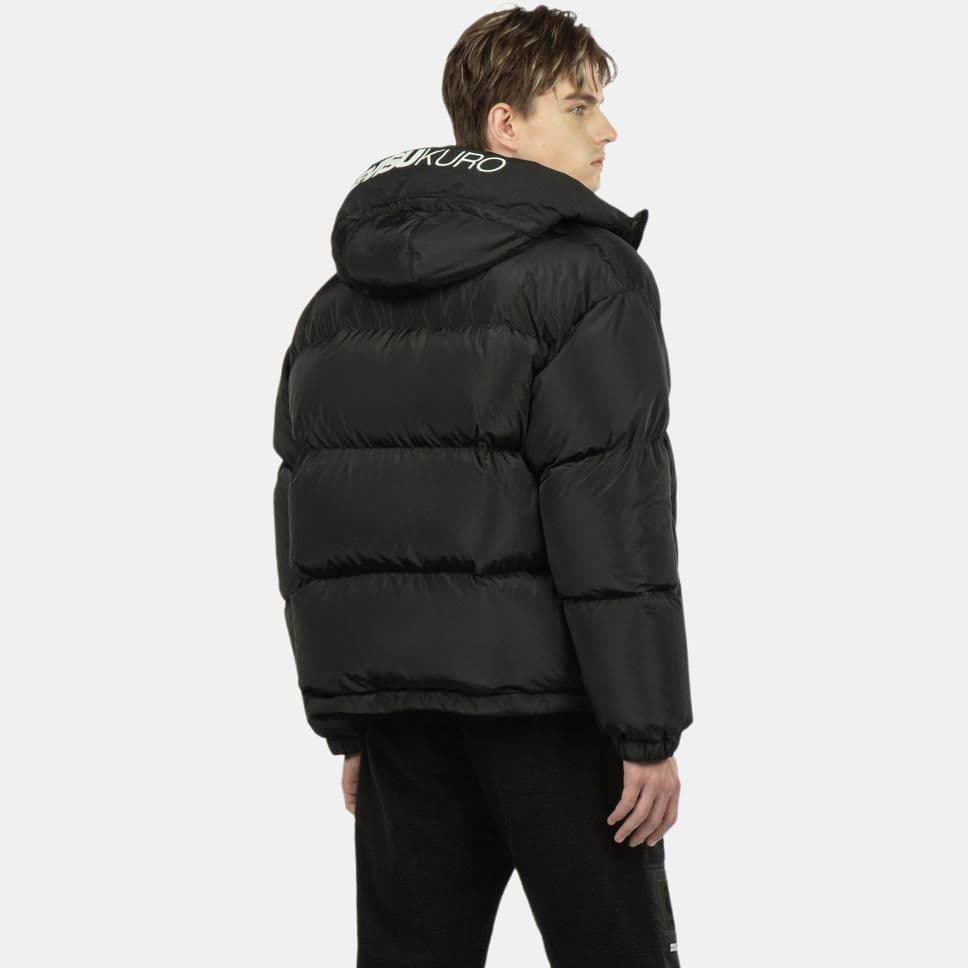 Зимняя куртка EVISU Hooded Down Jacket Black - изображение 4