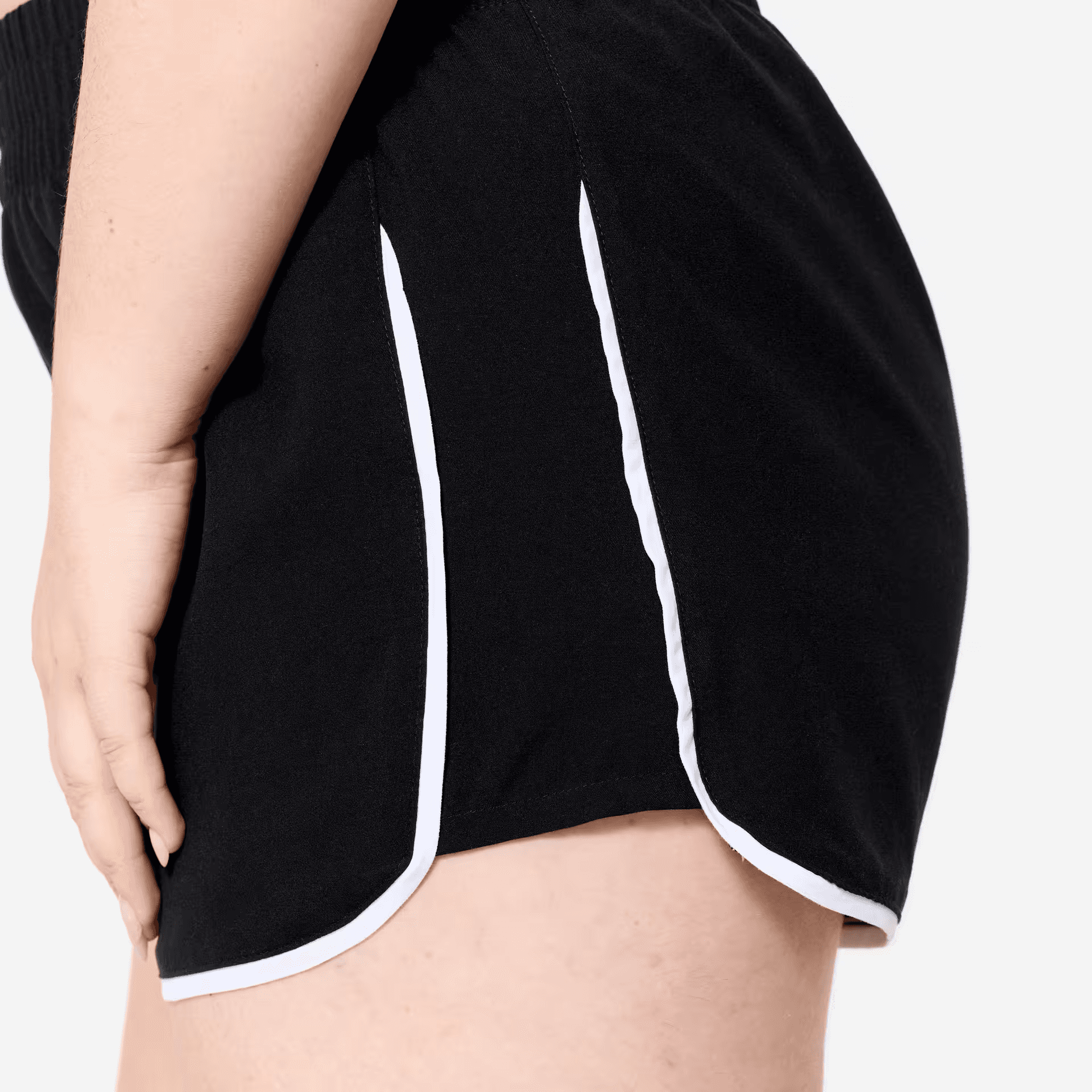 DECATHLON Спортивные шорты женские дымчатый черный - изображение 5