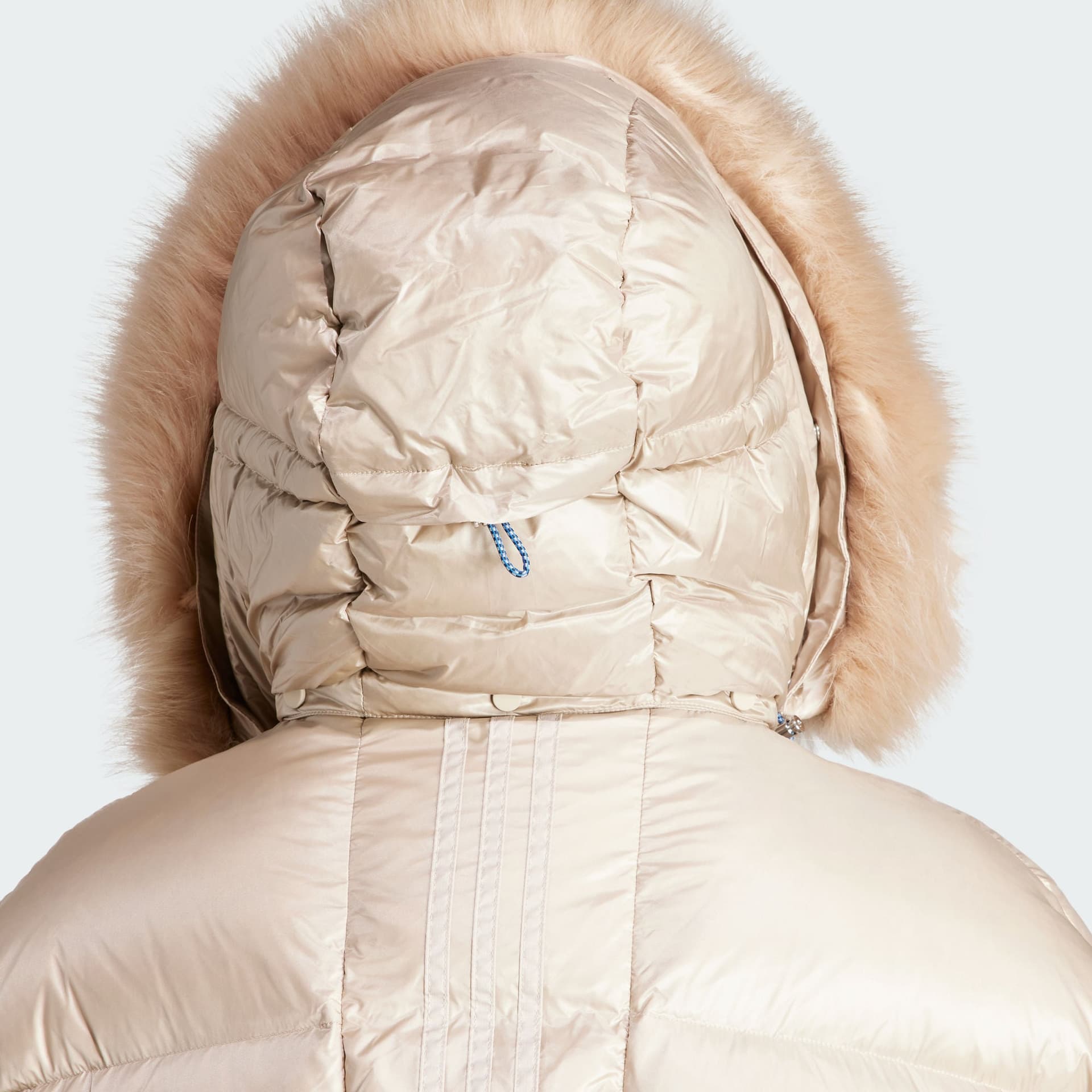 Пуховик adidas originals Puffed Long Fur Jacket 600 - изображение 6