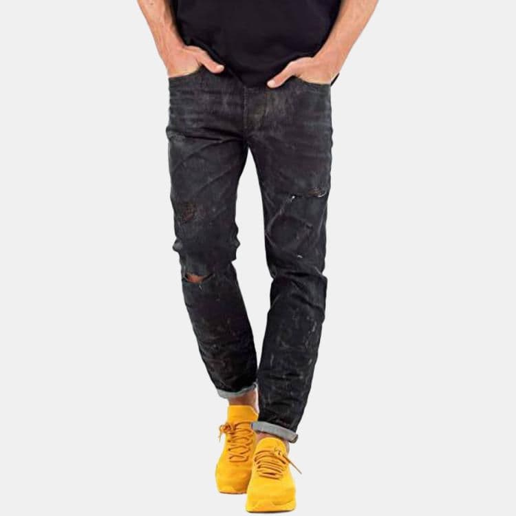 Штаны DIESEL Jeans Black — фото 2
