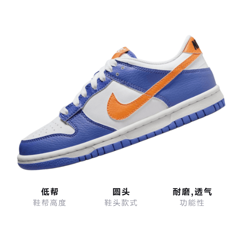 Кроссовки Nike Dunk Low "Knicks" GS - изображение 3