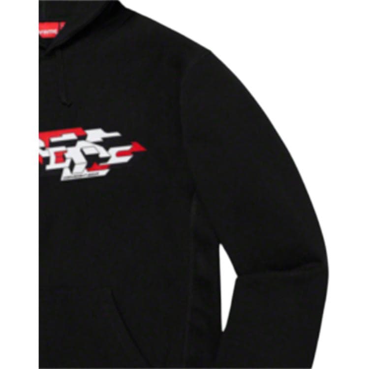Кофта Supreme FW19 Delta Logo Hooded Sweatshirt - изображение 3
