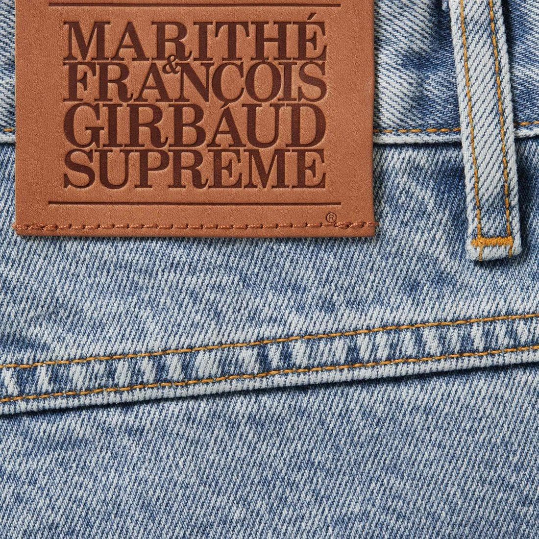Джинсовые шорты Supreme Marith Franois Girbaud SS25 logo - изображение 3