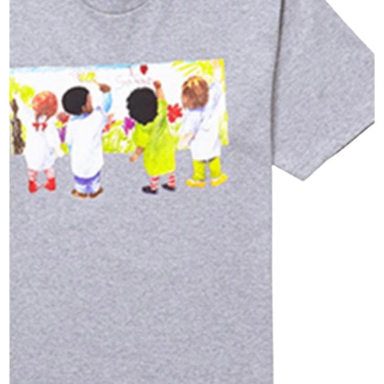 Футболка Supreme SS19 Kids Tee Heather Grey T - изображение 2