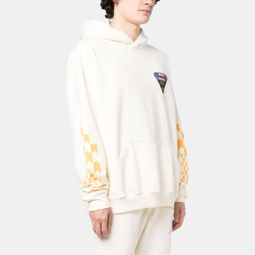 Худи RHUDE Logo Hoodie White - изображение 3