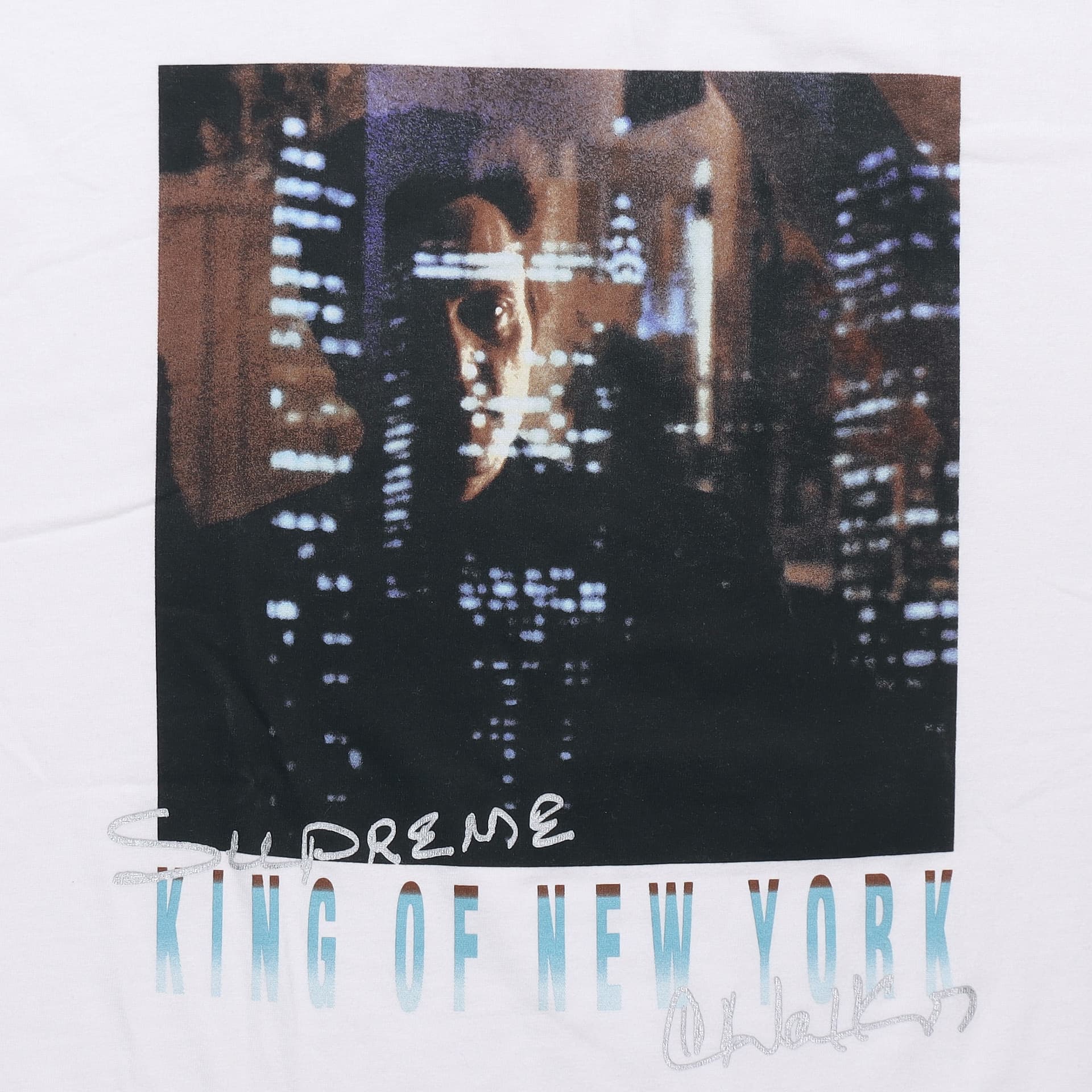 Футболка Supreme SS19 Christopher Walken King Of New York Tee White - изображение 3