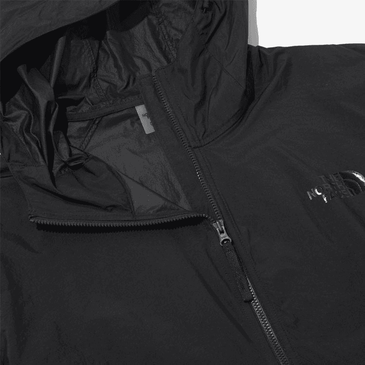 Куртка The North Face Logo Zip Hoodie Black - изображение 4