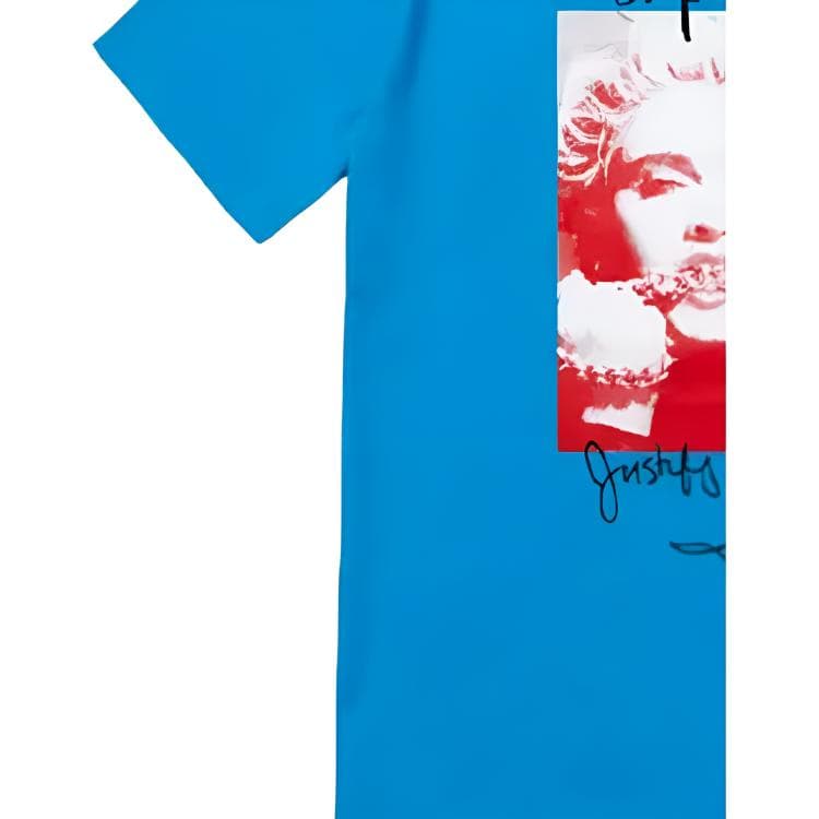 Футболка Supreme FW18 Madonna Tee Bright Blue T - изображение 2