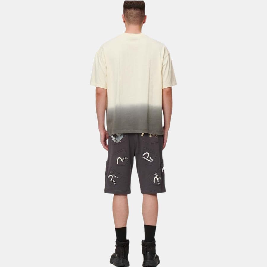 Тренировочные штаны EVISU SS22 Seagull Print Multi-Pocket Shorts - изображение 4