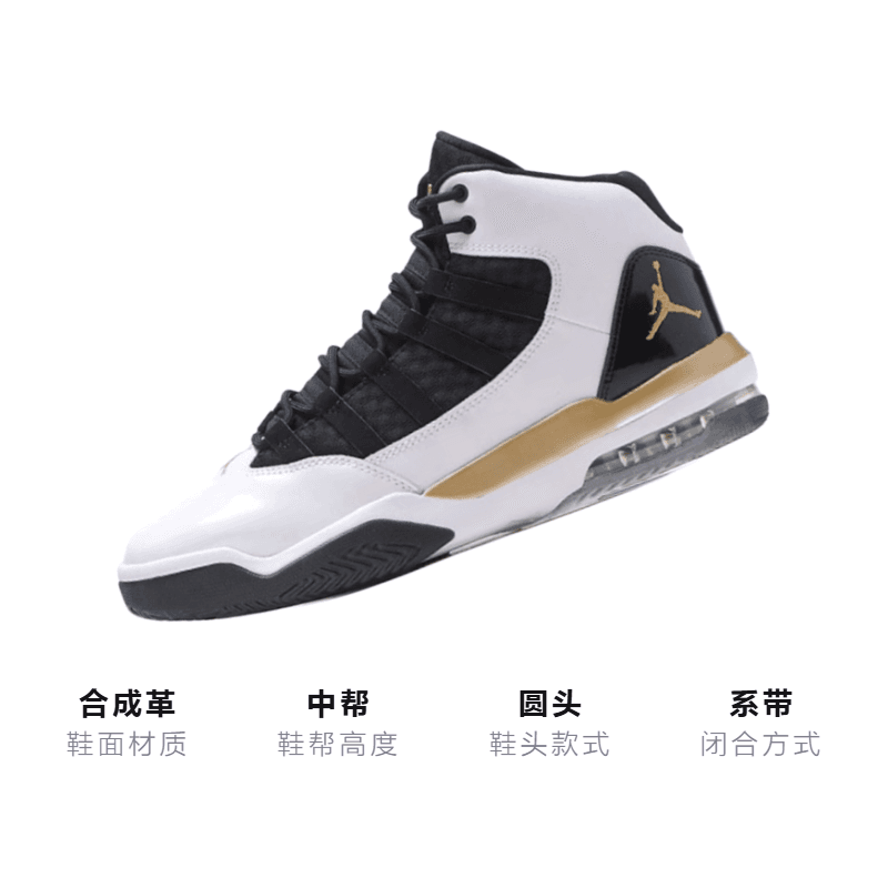 Кроссовки для баскетбола Jordan Max Aura Golden Knights GS - изображение 3