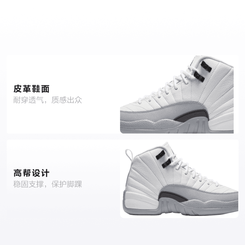 Кроссовки для баскетбола Jordan Air Jordan 12 Retro Barons GS - изображение 2