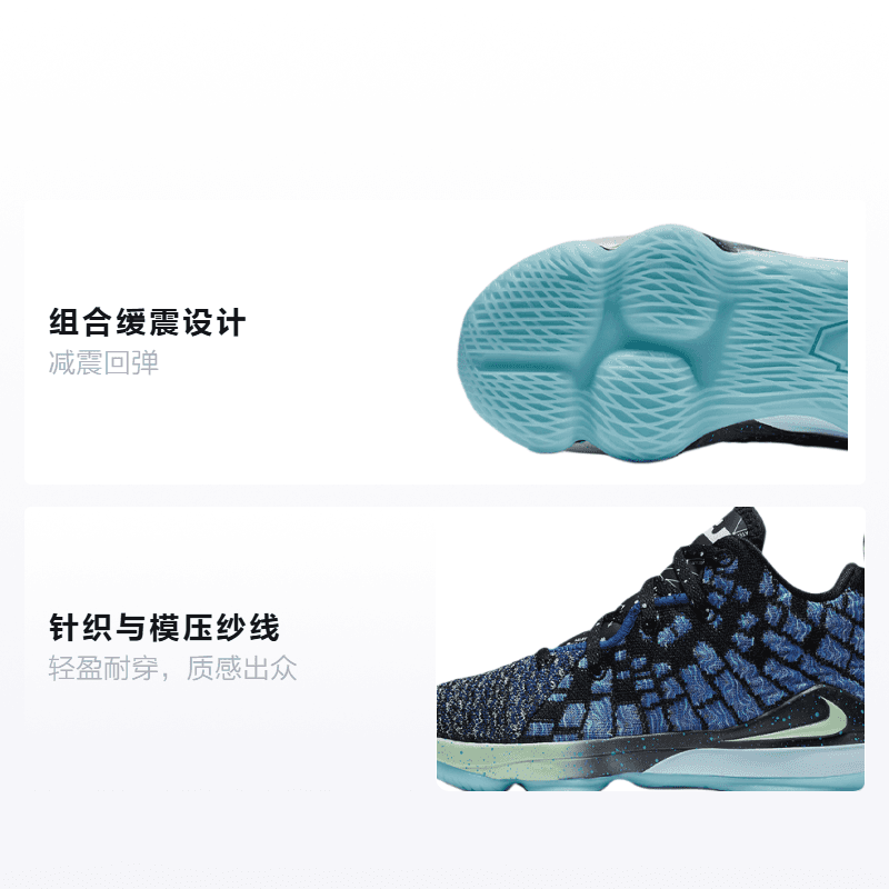 Кроссовки для баскетбола Nike Lebron 17 "Constellations" - изображение 2