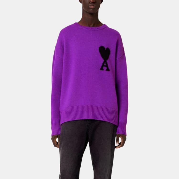 Кофта AMIPARIS FW22 Sweater Purple — фото 3