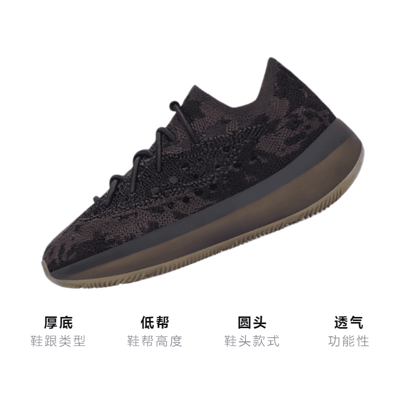 Кроссовки adidas originals Yeezy Boost 380 "Onyx" - изображение 3