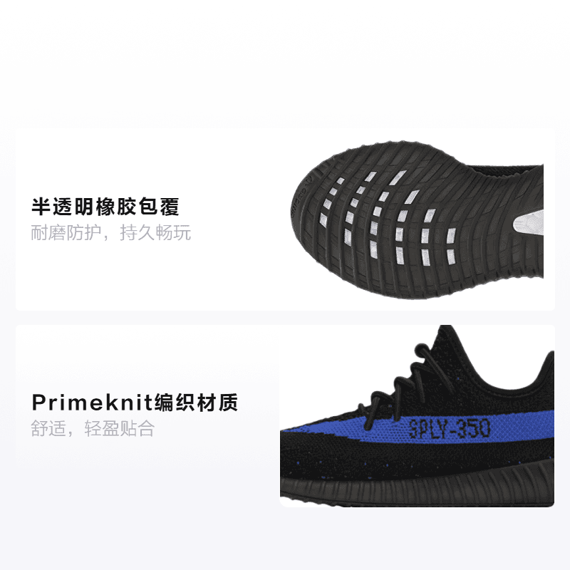 Кроссовки adidas originals Yeezy Boost 350 V2 Dazzling Blue - изображение 2