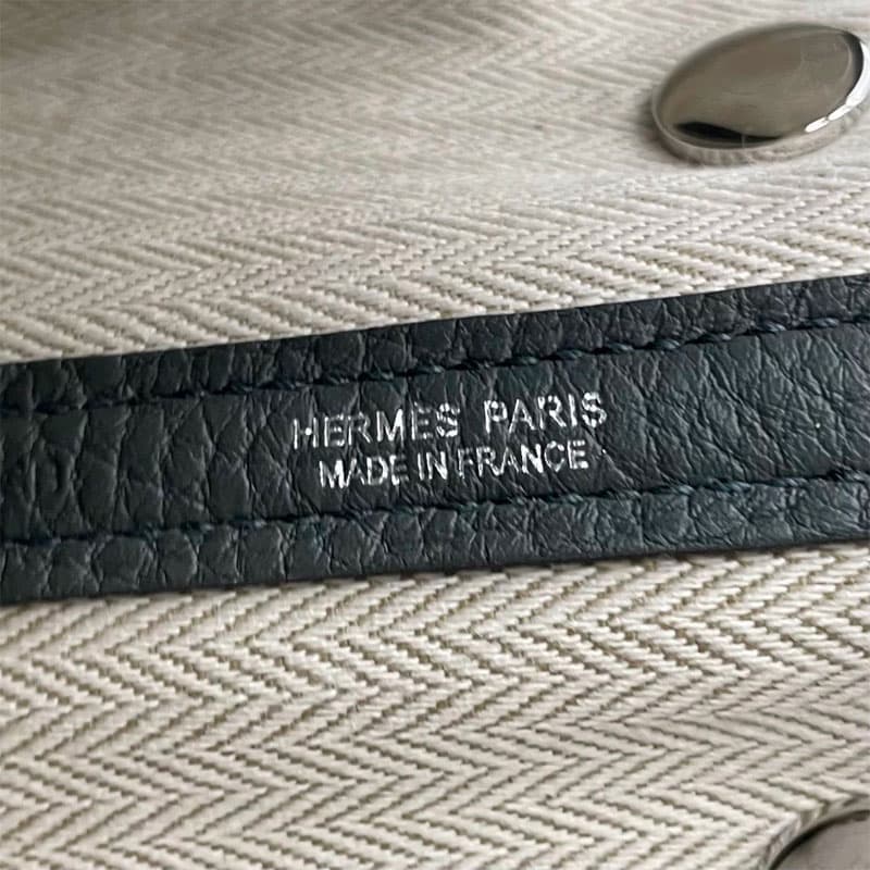 Сумка HERMES Garden Party 30 Negonda 30 Q0 Vert Mangrove - изображение 3