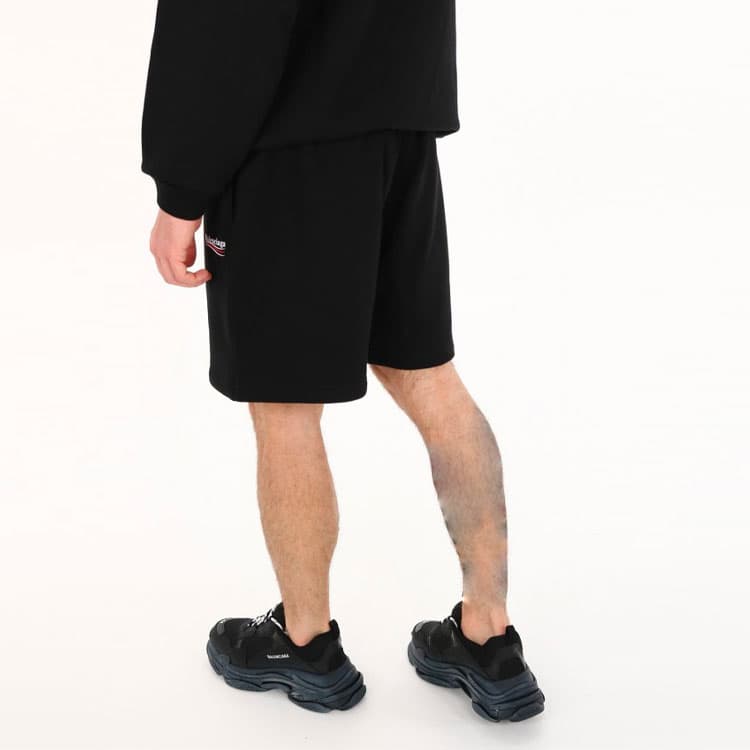 Шорты Balenciaga Classic Logo Shorts Black - изображение 4