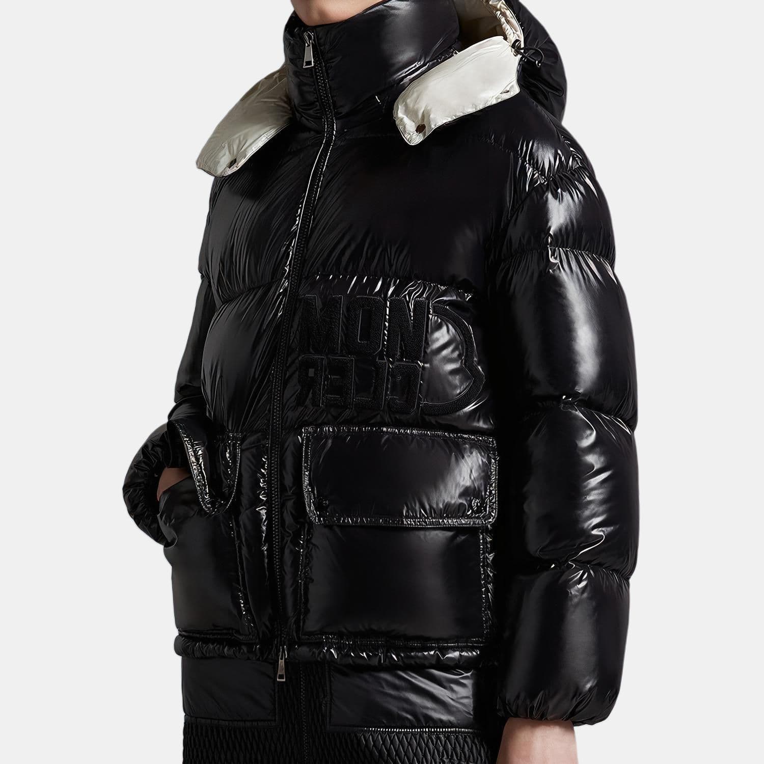 Пуховик Moncler Abbaye Black - изображение 3