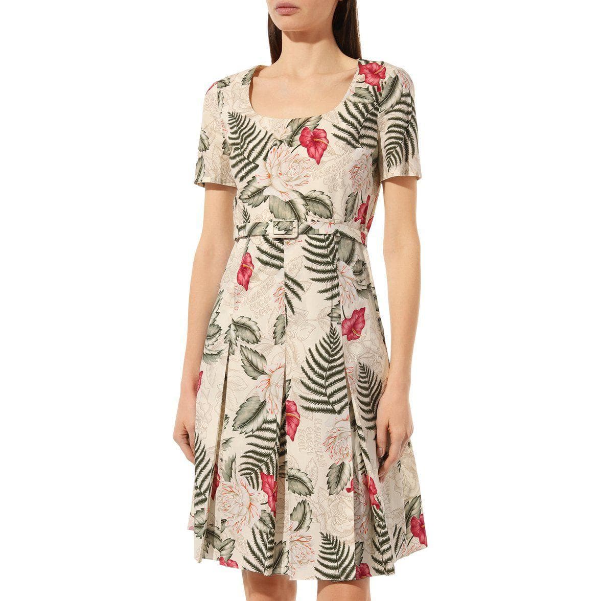 Платье Gucci Floral Print Dress - изображение 7