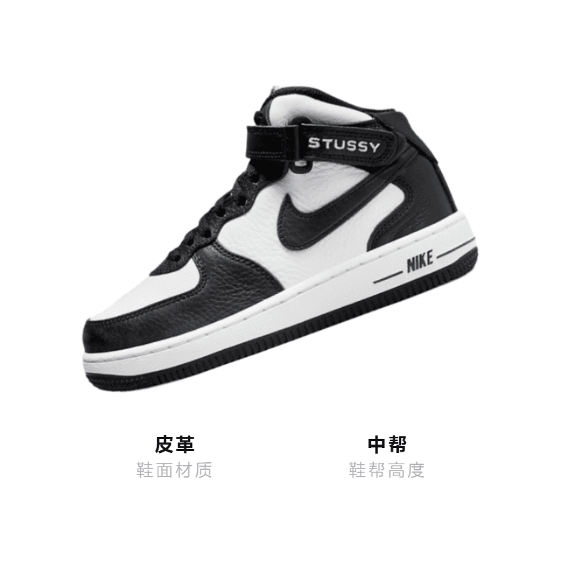 Кроссовки Stussy x Nike Air Force 1 SP - изображение 3