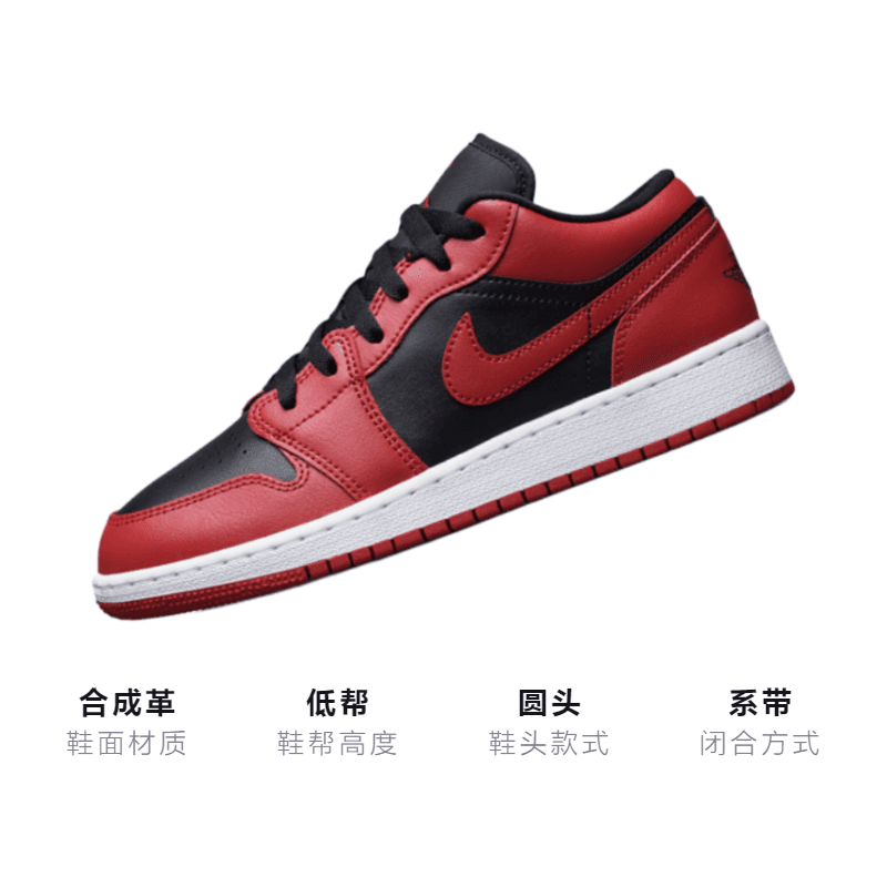 Кроссовки для баскетбола Jordan Air Jordan 1 Low GS - изображение 3