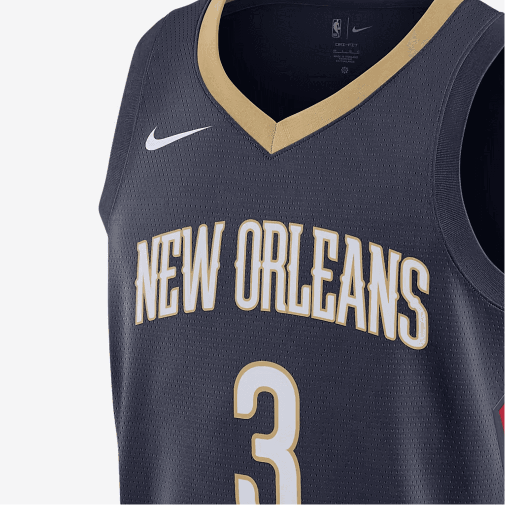 Баскетбольная майка Nike Dri-FIT NBA Swingman Jersey Pelicans McCollum 3 Navy - изображение 3