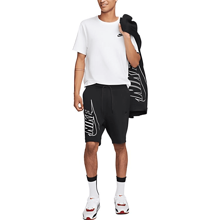 Тренировочные штаны Nike Letter Print Shorts Black - изображение 3
