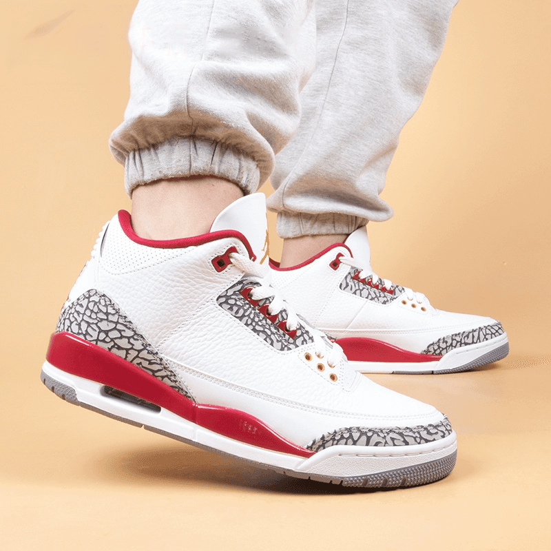 Кроссовки для баскетбола Jordan Air Jordan 3 Retro "Cardinal Red" GS - изображение 2