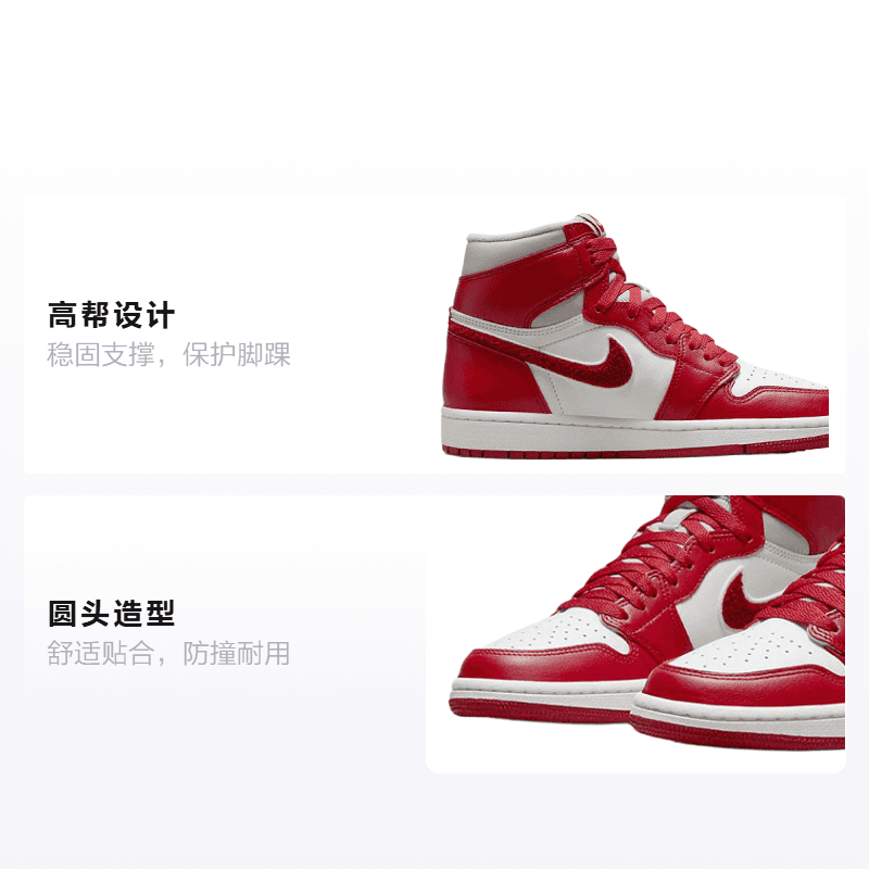 Кроссовки для баскетбола Jordan Air Jordan 1 Retro High Newstalgia Chenille BP - изображение 2