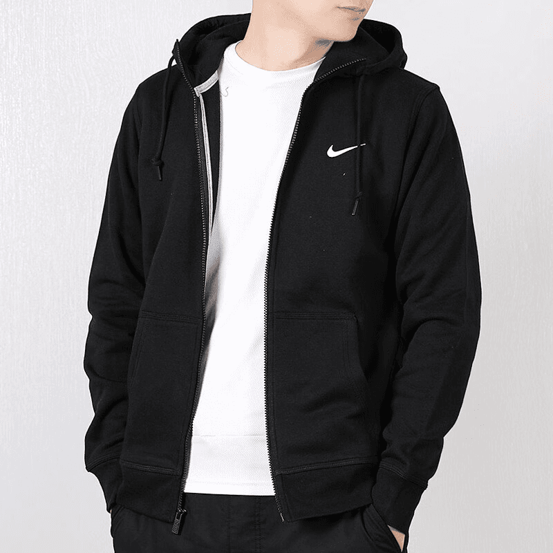 Куртка Nike Logo Zip Jacket Black - изображение 3