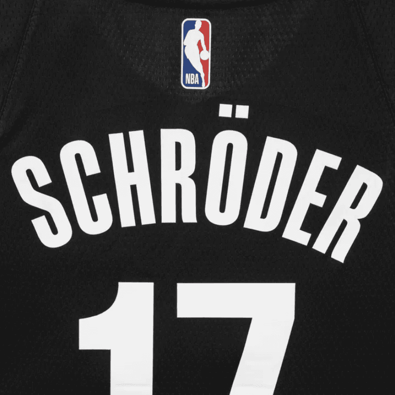 Баскетбольная майка Nike x NBA Brooklyn Nets Dri-Fit V-Neck Basketball Jersey Black - изображение 3