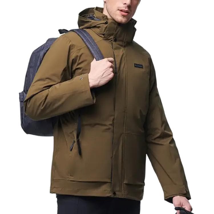 Демисезонная куртка Columbia City Outdoor 3-in-1 Jacket Brown - изображение 4