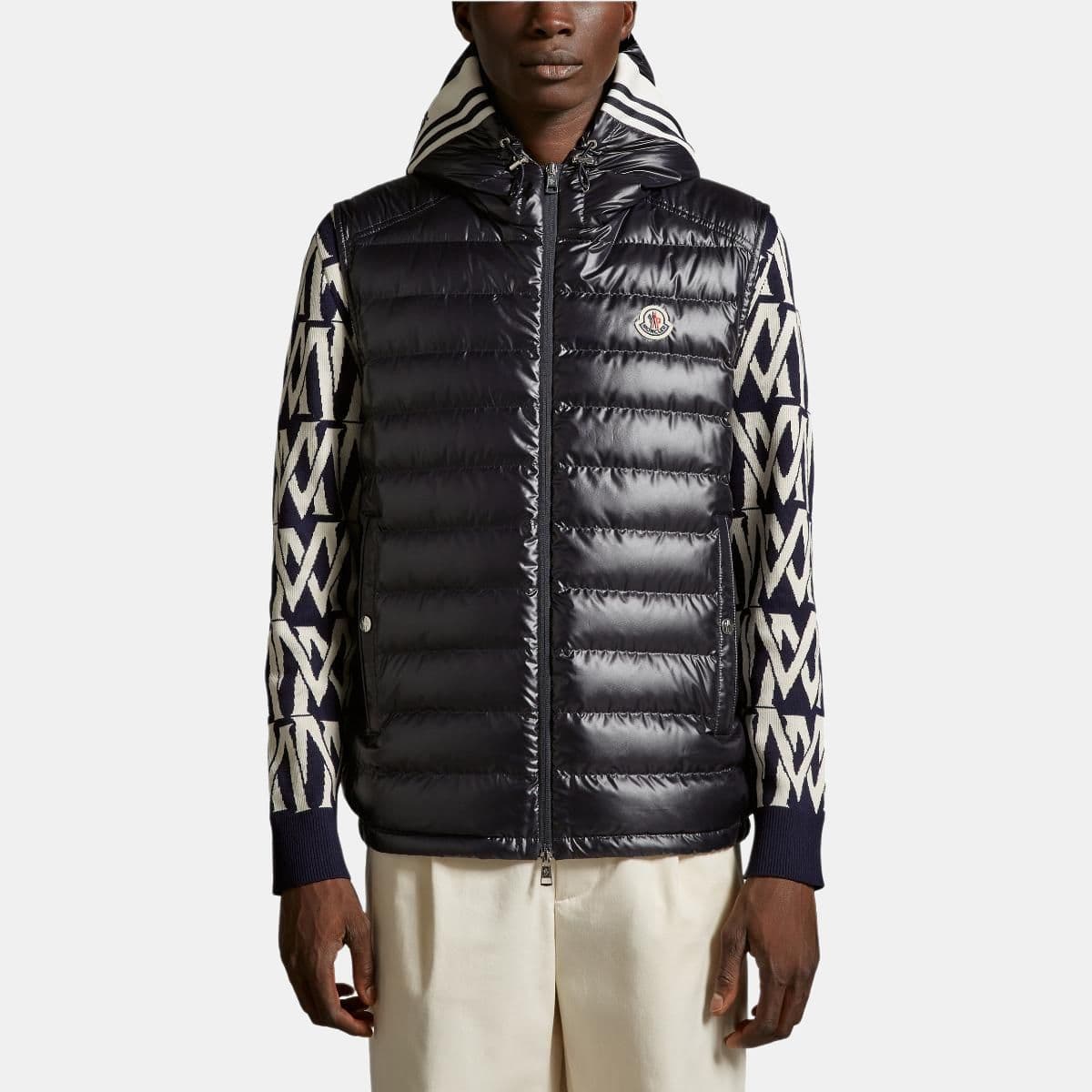 Зимняя куртка Moncler SS24 Midnight Blue - изображение 4