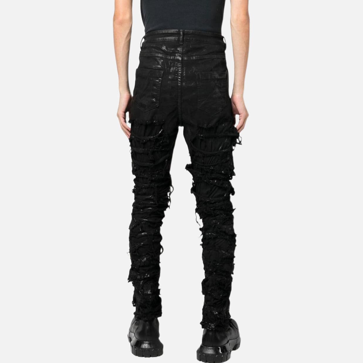 Штаны Rick Owens RO FW22 Black Jeans — фото 5