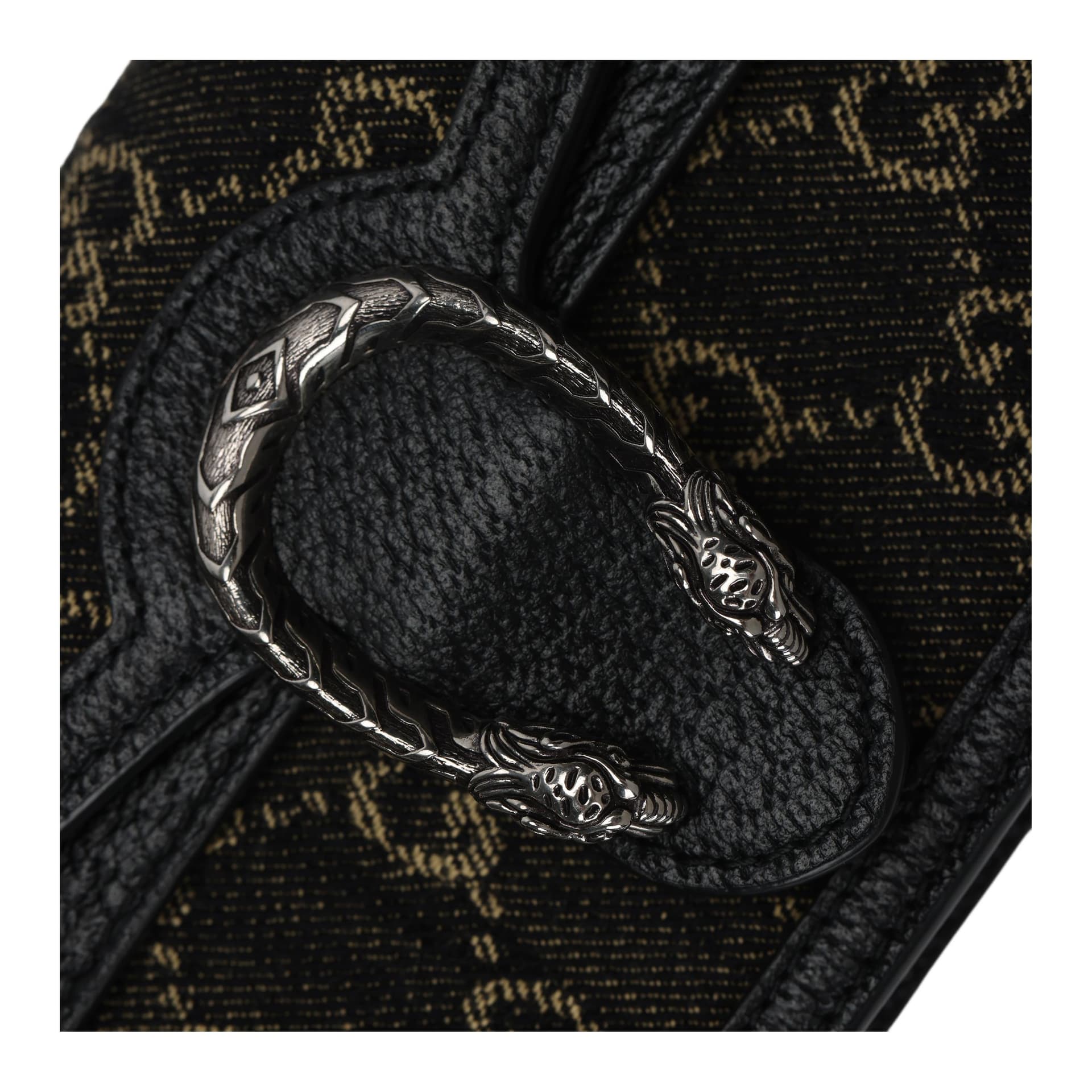 Сумка через плечо Gucci Dionysus Super Mini Black - изображение 5