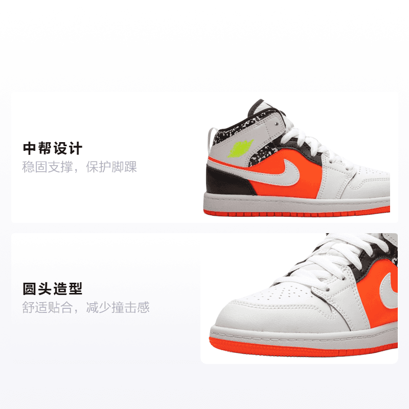 Кроссовки для баскетбола Jordan Air Jordan 1 Mid - изображение 2