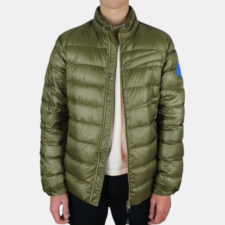 Зимняя куртка Moncler SS23 Quilted Logo Down Jacket Olive - изображение 3