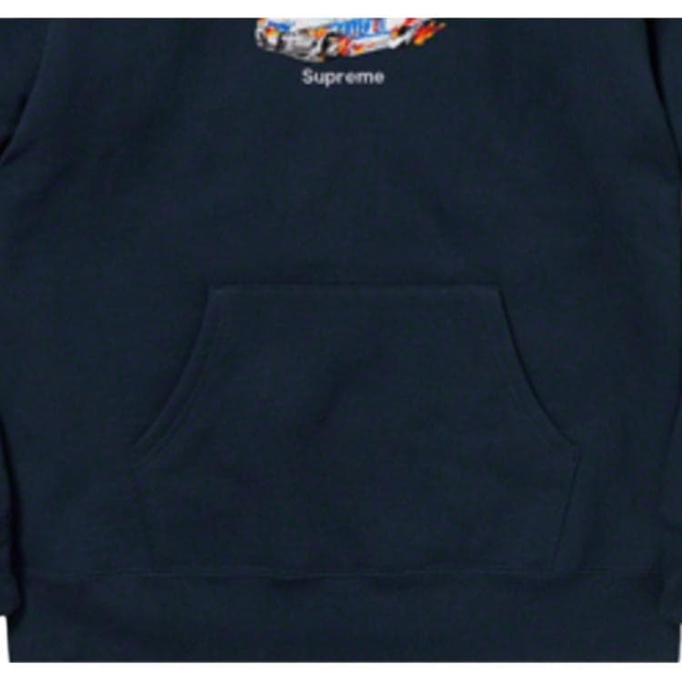 Кофта Supreme Cop Car Hooded Sweatshirt Navy - изображение 2