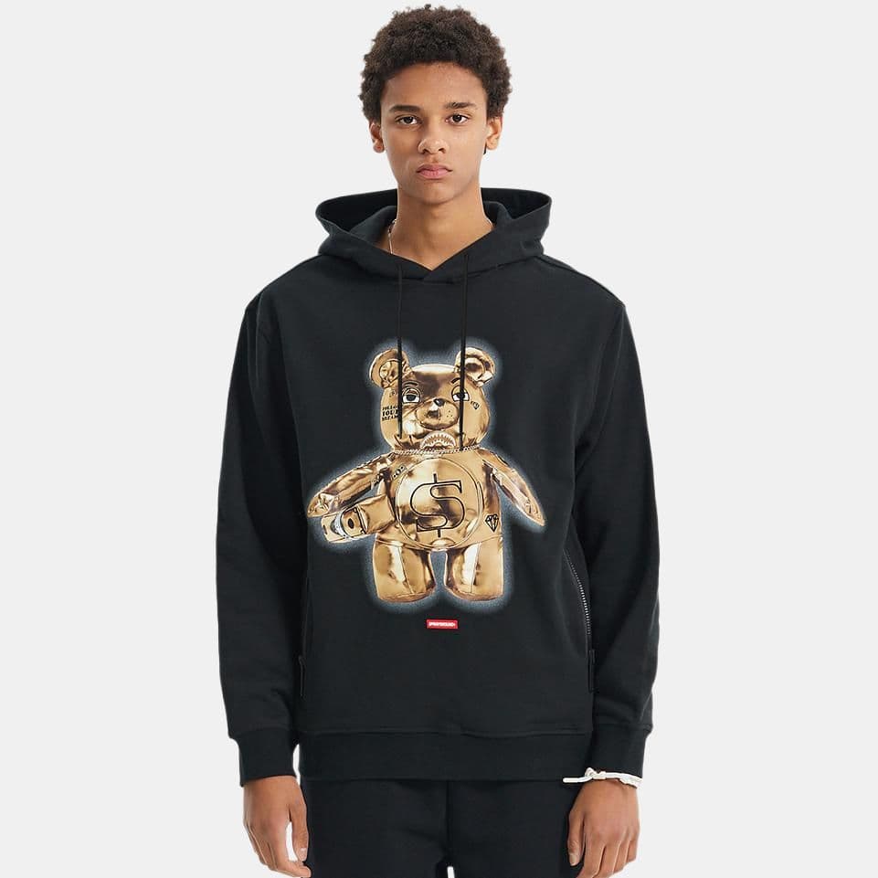 Худи SPRAYGROUND Shark Bear Hoodie Black - изображение 3