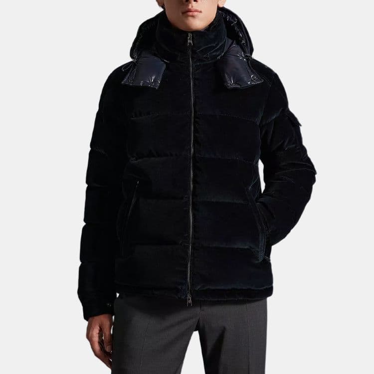 Зимняя куртка Moncler FW22 Navy - изображение 2