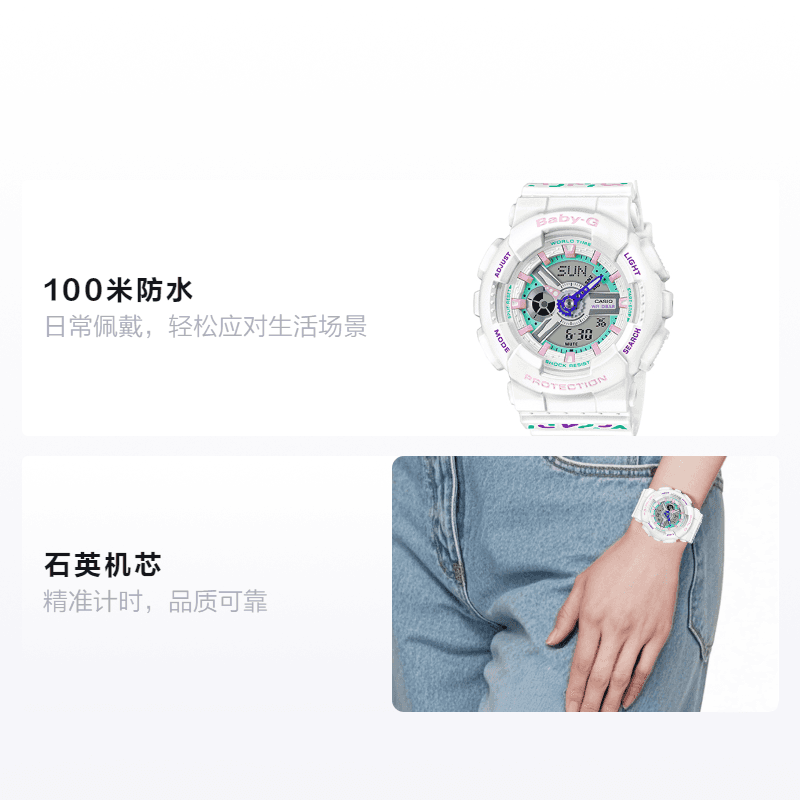 Часы CASIO BABY-G BA-110TH-7A - изображение 2