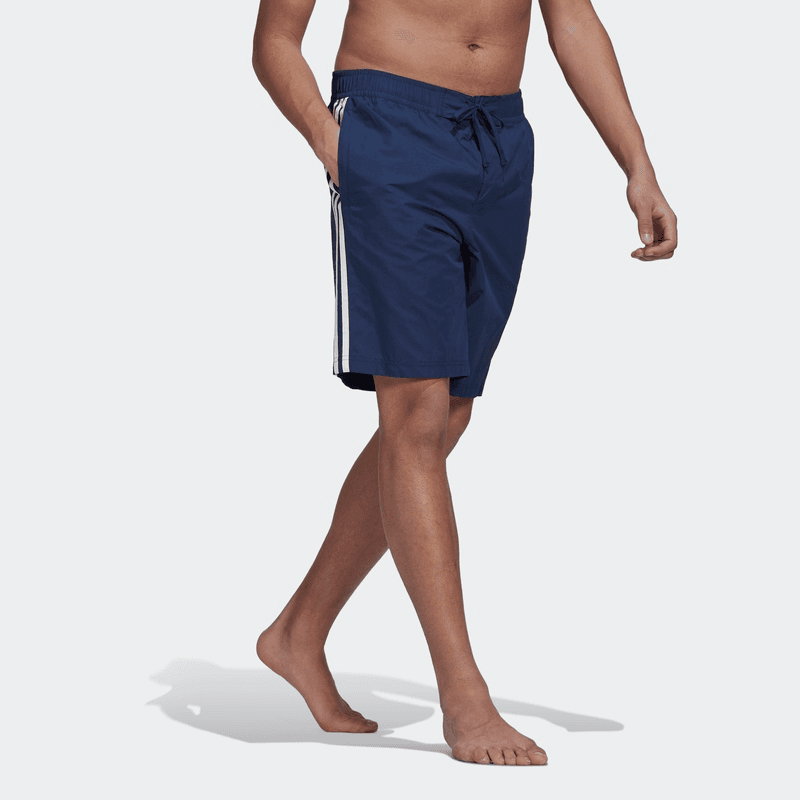 Шорты adidas Originals Drawstring Waist Shorts Indigo - изображение 4
