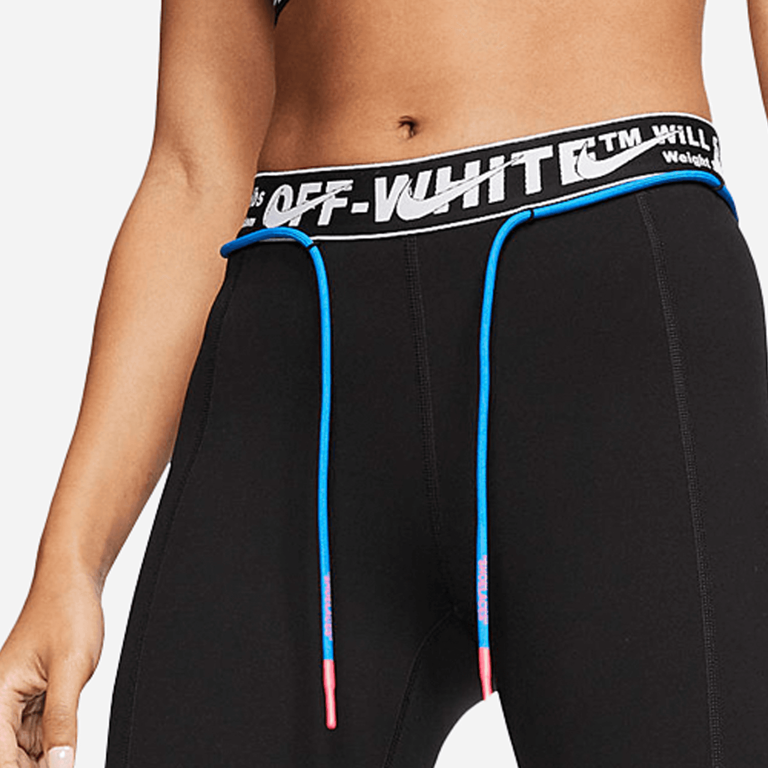Штаны Nike x OFF-WHITE Shark Gym Pants Black - изображение 4