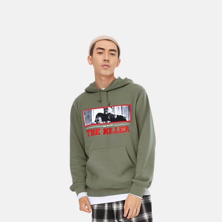Кофта Supreme FW18 The Killer Hooded Sweatshirt Light Olive - изображение 4