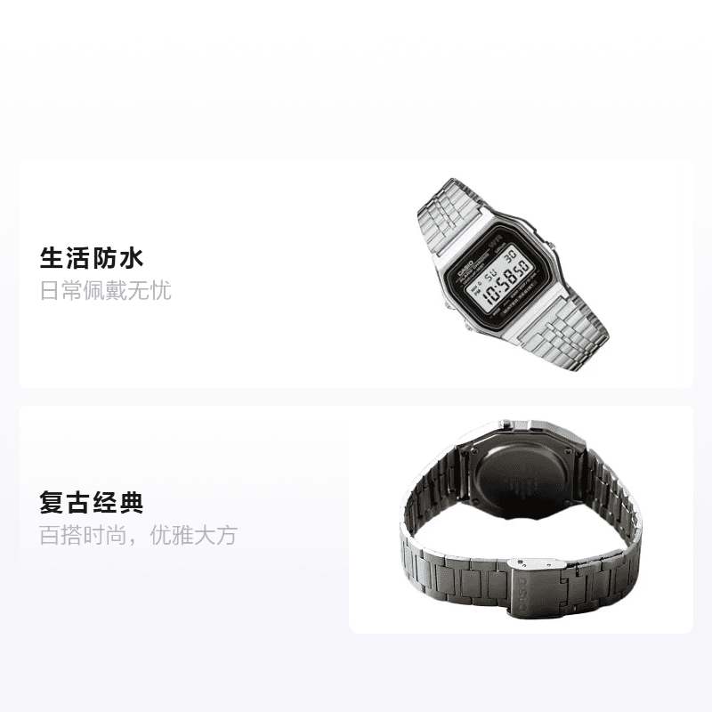Часы Casio Retro Classic Grey Dial - изображение 2