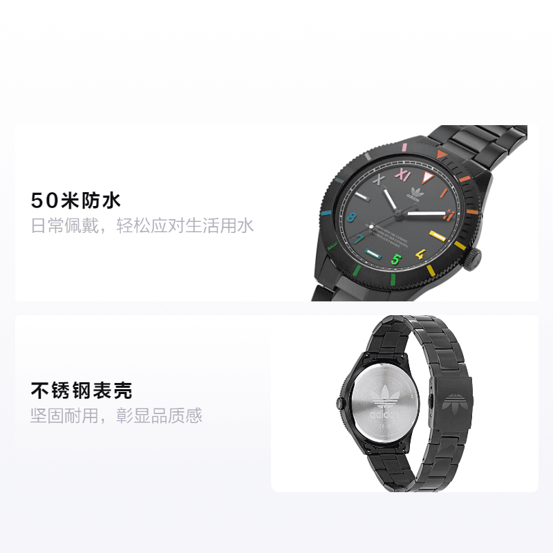 Механические часы adidas originals FASHION 41mm 50 - изображение 2